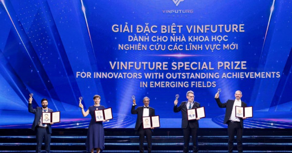 VinFuture 2025- Vinh danh 4 công trình khoa học " cùng vươn mình - cùng thịnh vượng"