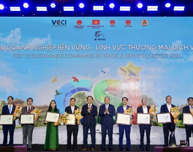 Aeon Việt Nam 3 năm liền vào top 3 doanh nghiệp bền vững ngành thương mại - dịch vụ