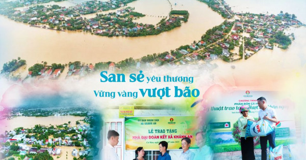 Phân Bón Cà Mau cùng nhau san sẻ với đồng bào chịu thiệt hại bởi bão lũ