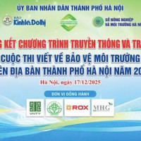 Trực tiếp: Lễ tổng kết chương trình truyền thông, trao giải cuộc thi viết về Bảo vệ môi trường năm 2025 và phát động chương trình truyền thông năm 2026
