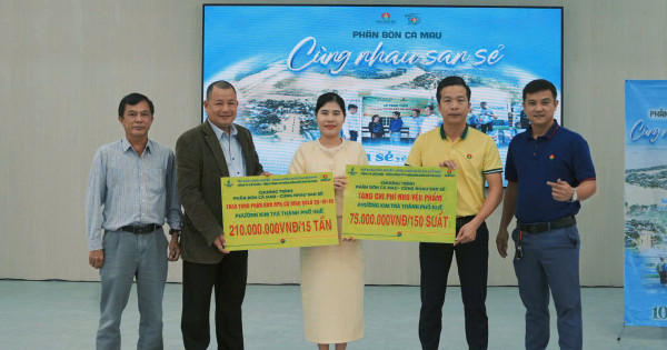 Phân bón Cà Mau đồng hành cùng Kim Trà (Huế) hồi phục sau 4 đợt ngập lụt