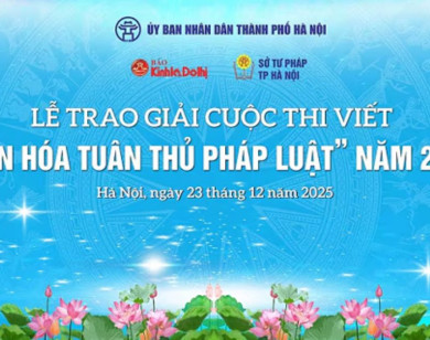 TRỰC TIẾP: Lễ trao giải Cuộc thi viết “Văn hoá tuân thủ pháp luật” năm 2025