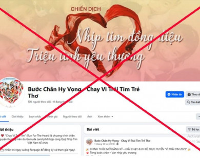 Chiêu trò lừa đảo tinh vi núp bóng giải chạy từ thiện để trục lợi