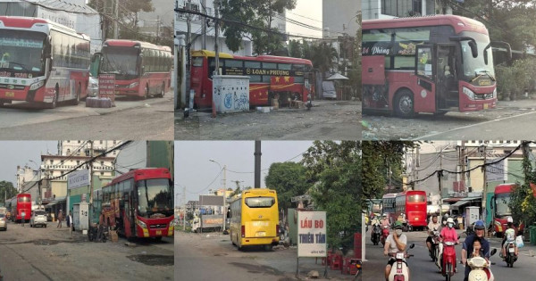TP Hồ Chí Minh: xe giường nằm hoạt động như “bến cóc” trên đường Kha Vạn Cân, phớt lờ biển cấm giờ