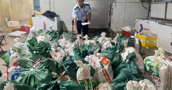 TP Hồ Chí Minh: Thu giữ hơn 18 tấn thực phẩm không rõ nguồn gốc xuất xứ