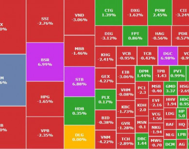 Dòng tiền bắt đáy nhập cuộc thu hẹp đà giảm của thị trường