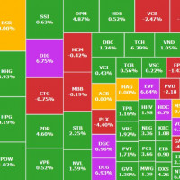 Dòng tiền lan tỏa sang nhóm vốn hóa trung bình và bất động sản