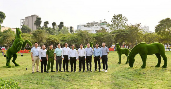 "Rừng sinh thái" tại trung tâm TP Hồ Chí Minh chính thức đón du khách