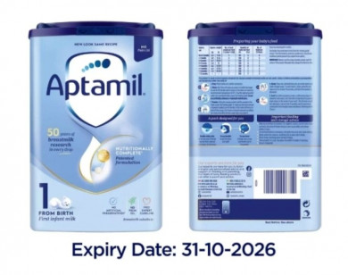 Sữa Aptamil thu hồi ở nước ngoài: Cục An toàn thực phẩm yêu cầu rà soát trên toàn quốc