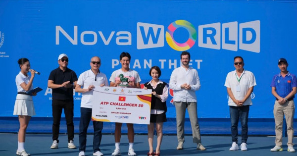 Soonwoo Kwon giành chức vô địch ATP Challenger 50 tại NovaWorld Phan Thiet