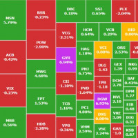 VN-Index hồi phục hơn 12 điểm, cổ phiếu bất động sản phân hóa mạnh
