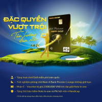 Thẻ Nam A Bank Happy Golf “tung” chính sách ưu đãi mới nhân dịp Tết