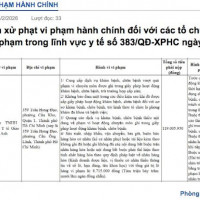 Đình chỉ hoạt động Y tế Giáo dục Đức Anh vì quảng cáo 