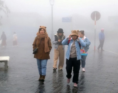 Thời tiết ngày 21/2/2026: Bắc Bộ mưa phùn rét mướt, Nam Bộ nắng nóng cục bộ