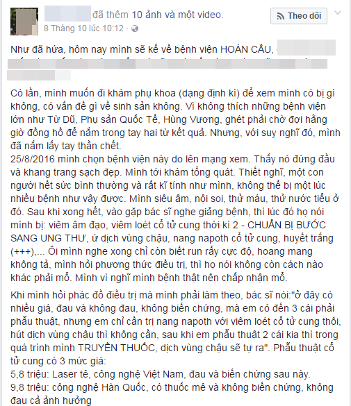 Mất 70 triệu đồng, cô gái tố phòng khám 'lừa đảo'