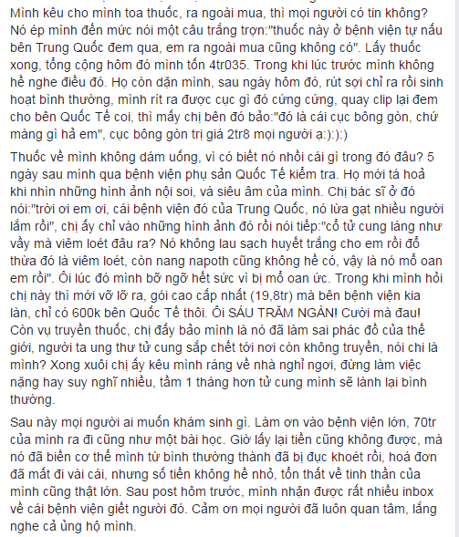 Mất 70 triệu đồng, cô gái tố phòng khám 'lừa đảo'