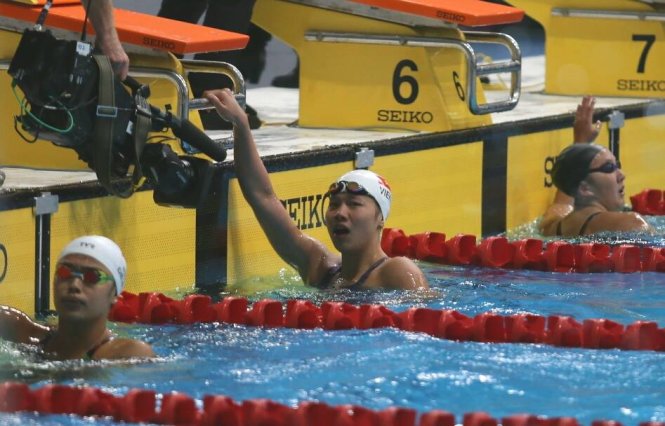 Cập nhật SEA Games 29: Điền kinh VN giành HCV lịch sử 4x100m nữ