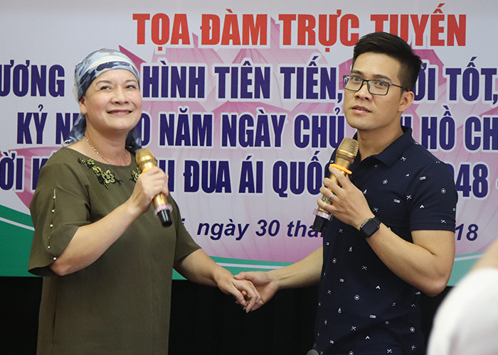 Tọa đàm trực tuyến gương điển hình tiên tiến, người tốt, việc tốt TP Hà Nội