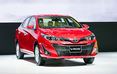 Toyota Vios bản nâng cấp ra mắt tại Việt Nam. Ảnh: Ngọc Tuấn. 