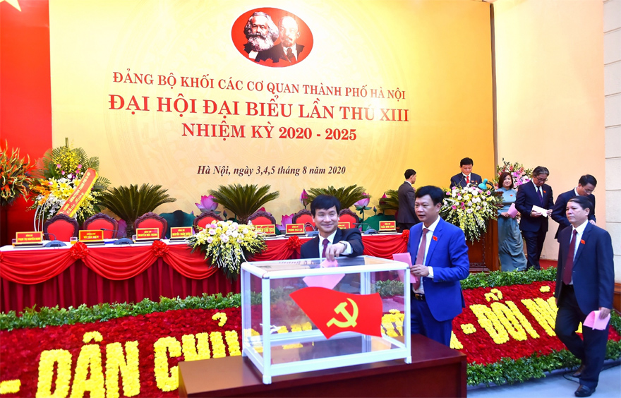 Đại hội đại biểu Đảng bộ Khối các cơ quan TP Hà Nội lần thứ XIII: Đoàn kết, xây dựng Đảng bộ trong sạch, vững mạnh