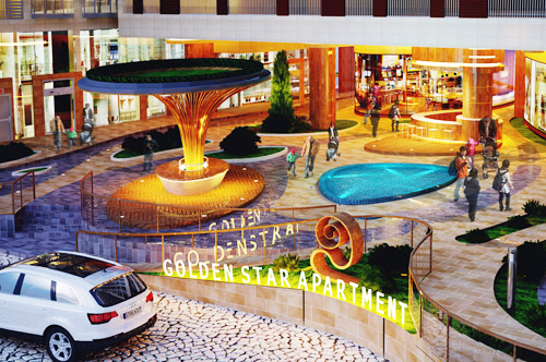 Phối cảnh dự án Golden Star của Hưng Lộc Phát