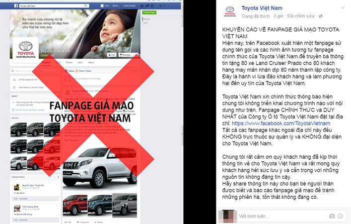 Toyota Việt Nam bác bỏ thông tin trên
