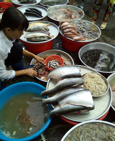 Hải sản ế ẩm