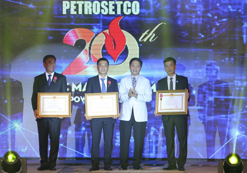 Những cá nhân, tập thể Petrosetco nhận Huân chương Lao động hạng Nhất, Nhì,Ba