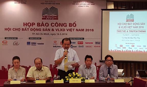 Họp báo VietHome Expo 2016