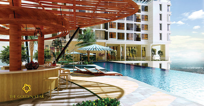 Phối cảnh dự án The Golden Star của Hưng Lộc Phát