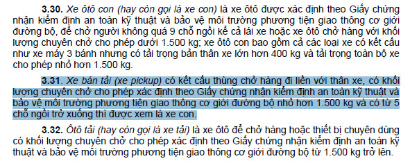 Cảnh sát giao thông xử phạt xe bán tải có đúng quy đinh?