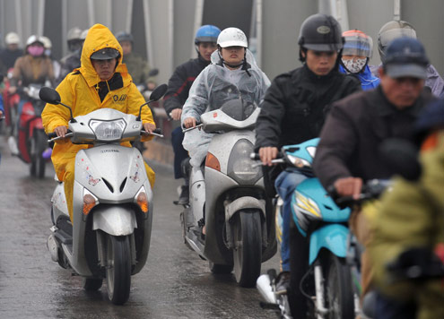 Dự báo thời tiết 2/4: Nhiệt độ toàn miền Bắc hạ thấp,  Nam Bộ có mưa rào