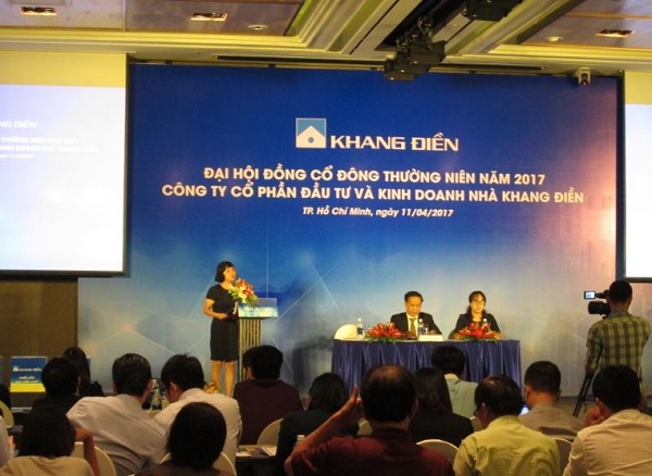 Khang Điền tổ chức Đại hội cổ đông năm 2017