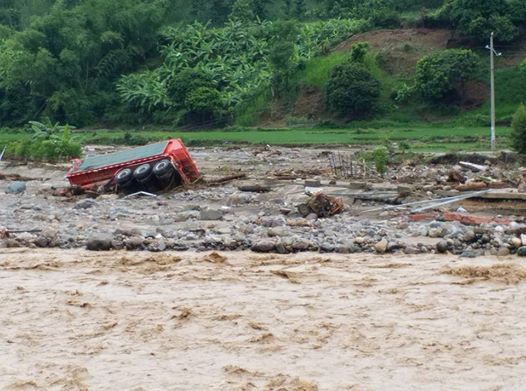 Cận cảnh hiện trường trận lũ quét kinh hoàng ở Mù Cang Chải