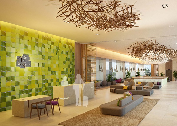 Toà tháp A là khách sạn quốc tế Holiday Inn & Suites Saigon Airport với 350 phòng theo tiêu chuẩn 5 sao.