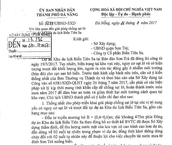 biển tiên sa, đà nẵng, xây dựng ở biển tiên sa, bán đảo sơn trà