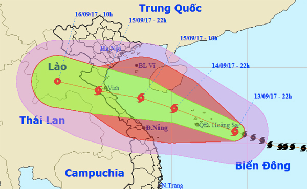 Dự báo thời tiết,  Tin bão mới nhất, Cơn bão số 10, bão số 10, tin bão, bão Doksuri