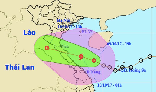 dự báo thời tiết, tin thời tiết, áp thấp nhiệt đới, tin áp thấp nhiệt đới