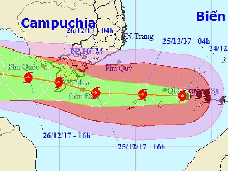 Bão số 16, tin bão số 16, bão tembin