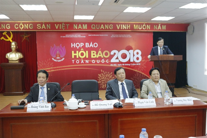 Hội báo toàn quốc 2018 khai mạc ngày 16/3