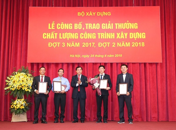 Hòa Bình đoạt 5 giải thưởng công trình xây dựng chất lượng cao