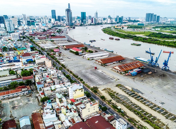 Cảng Khánh Hội đang được khẩn trương di dời để phục vụ mở rộng đường Nguyễn Tất Thành