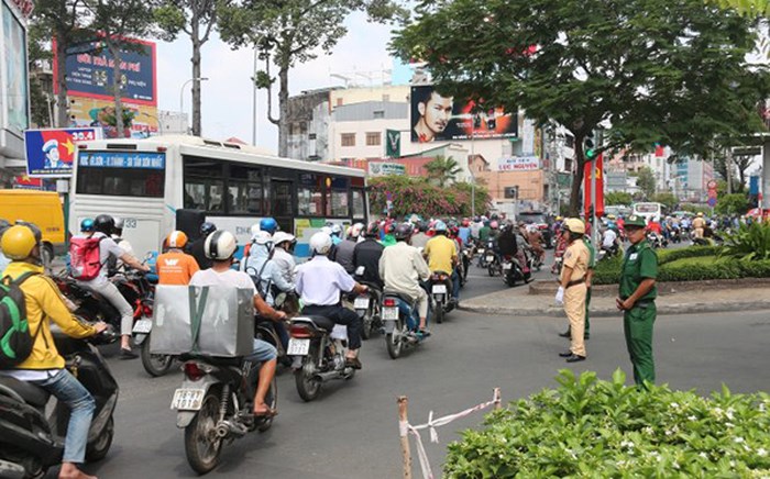 TP Hồ Chí Minh cấm xe lưu thông trên nhiều tuyến đường