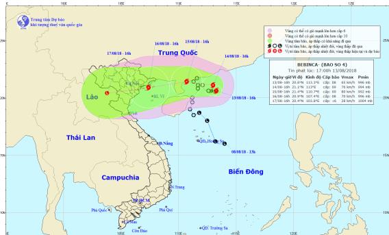 Công điện hỏa tốc, khẩn cấp ứng phó với bão số 4