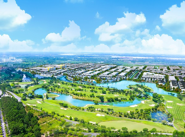 Dự án Bien Hoa New City nằm liền kề sân golf với nhiều tiện ích đa dạng