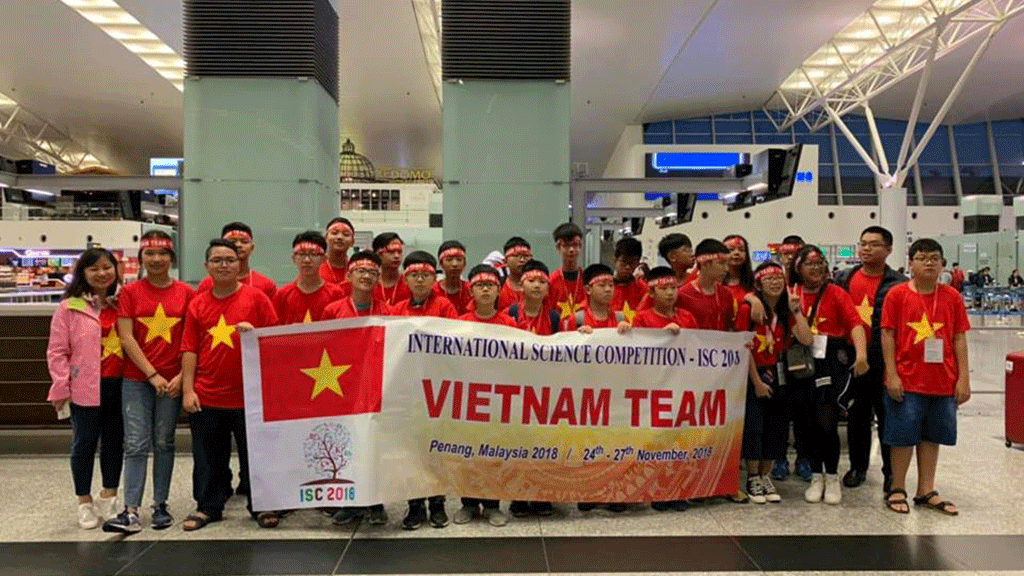 Học sinh Việt Nam giành 6 huy chương Vàng cuộc thi Khoa học quốc tế ISC 2018