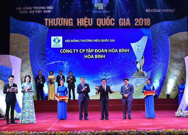 Tập đoàn Xây dựng Hòa Bình 6 lần liên tiếp đạt Thương hiệu Quốc gia