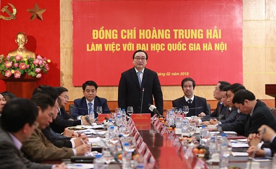 “Đặt hàng” Đại học Quốc gia đào tạo nhân lực chất lượng cao cho Hà Nội