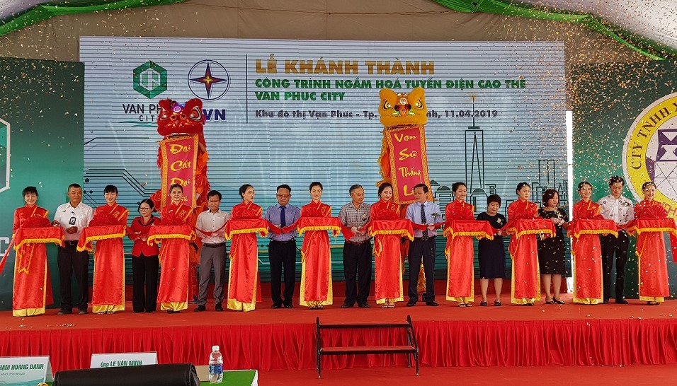 Tập đoàn Đại Phúc hoàn thành hạ ngầm lưới điện cao thế tại dự án Van Phuc City