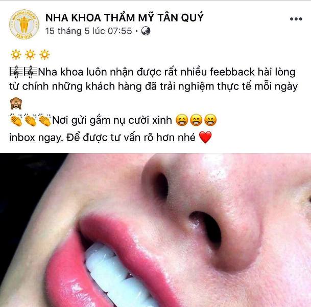 Nha khoa Tân Quý, Nha khoa Tân Quý không giấy phép, Nha khoa Tân Quý hoạt động không phép, phòng khám Nha khoa Tân Quý,